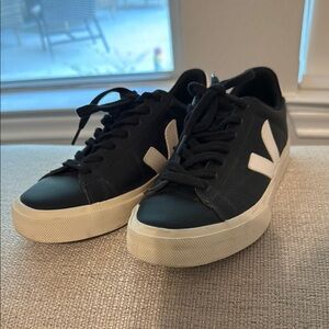 Veja Black and White Sneakers